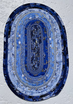 Bright Blue - Handmade Rug