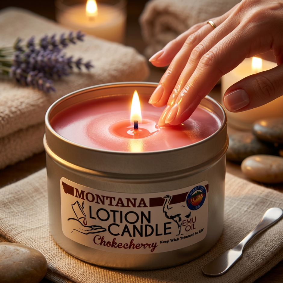 Lotion Candles - Emu Oil - 8 oz
