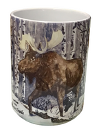 Moose Trails - MT Artist Laurel Ovitt - 11 oz - 15 oz Mug