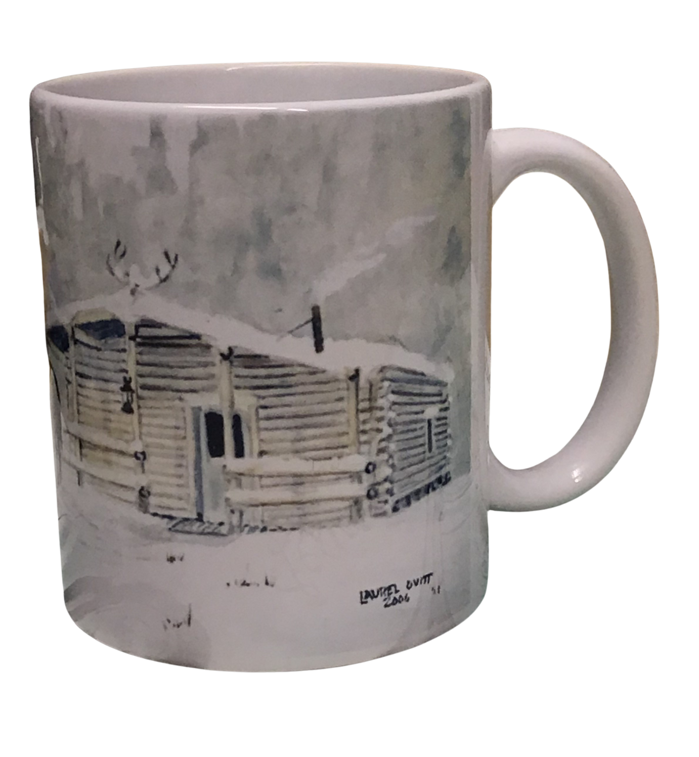 Mt line Camp- Montana Artist - Laurel Ovitt - 11oz Mug