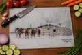 Montana Line Camp Cutting Board