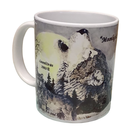 Moonlight Serenade- Montana Artist - Laurel Ovitt - 11oz Mug