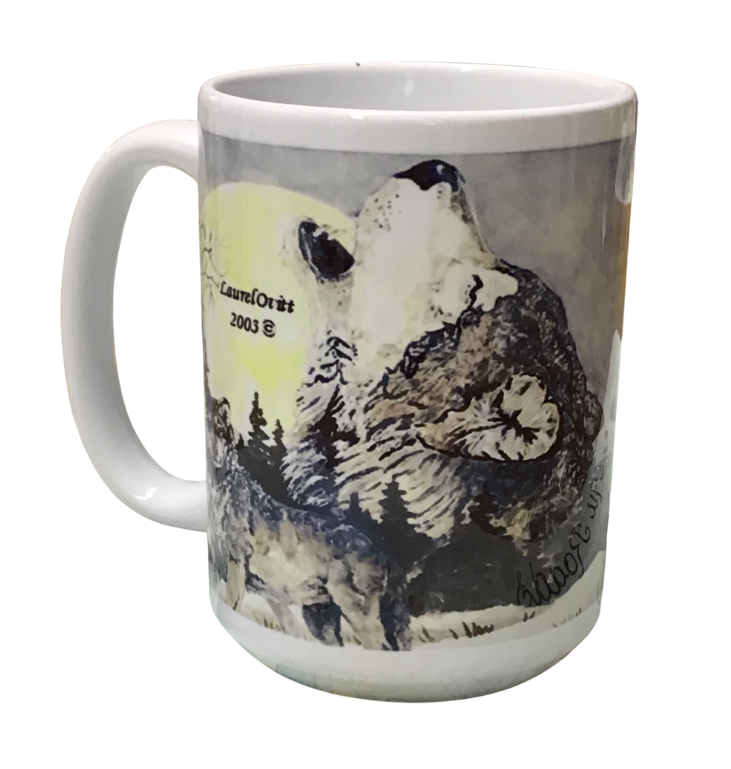 Moonlight Serenade- Montana Artist - Laurel Ovitt - 15oz Mug