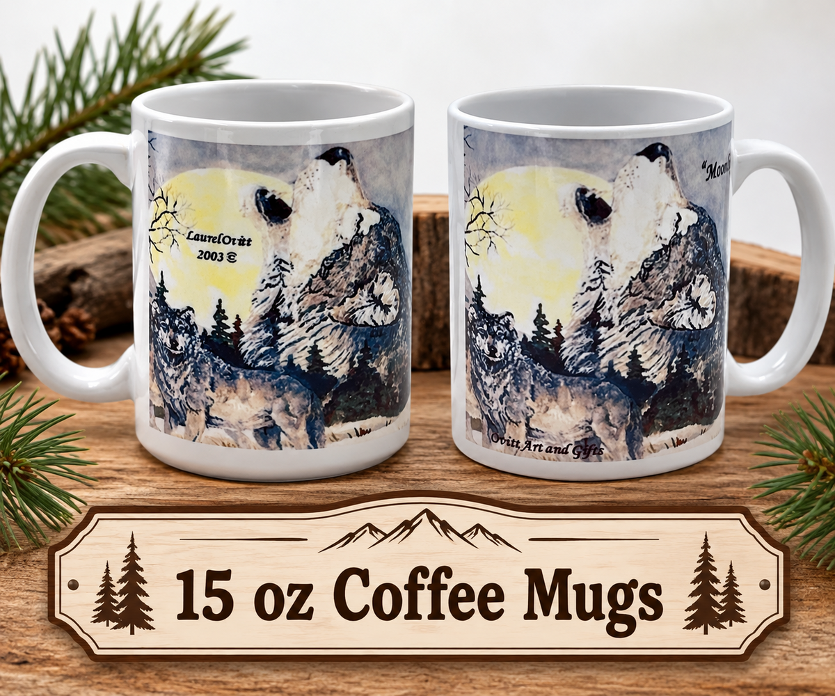 Moonlight Serenade- -11 oz - 15 oz Coffee Mug