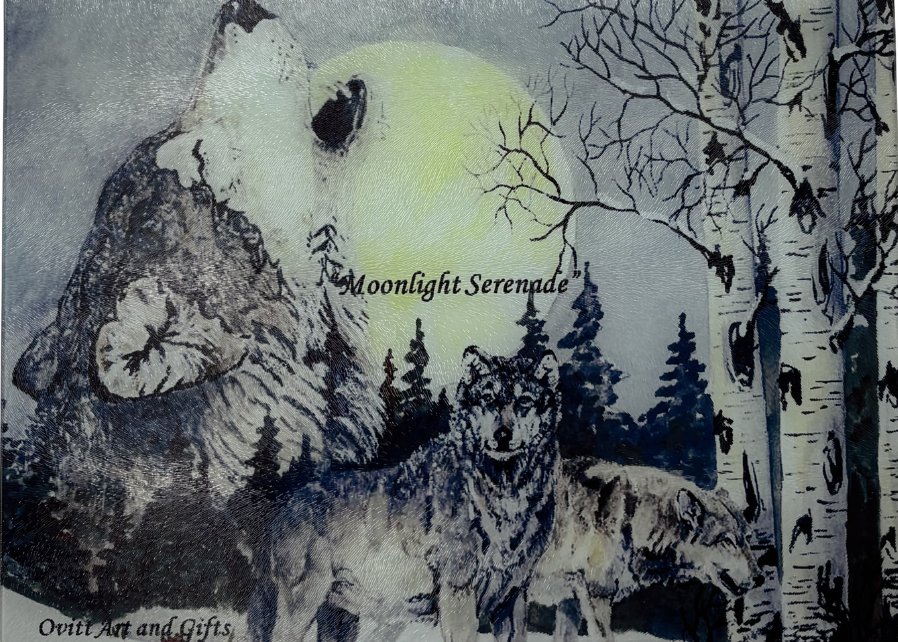 Moonlight Serenade Cutting Board