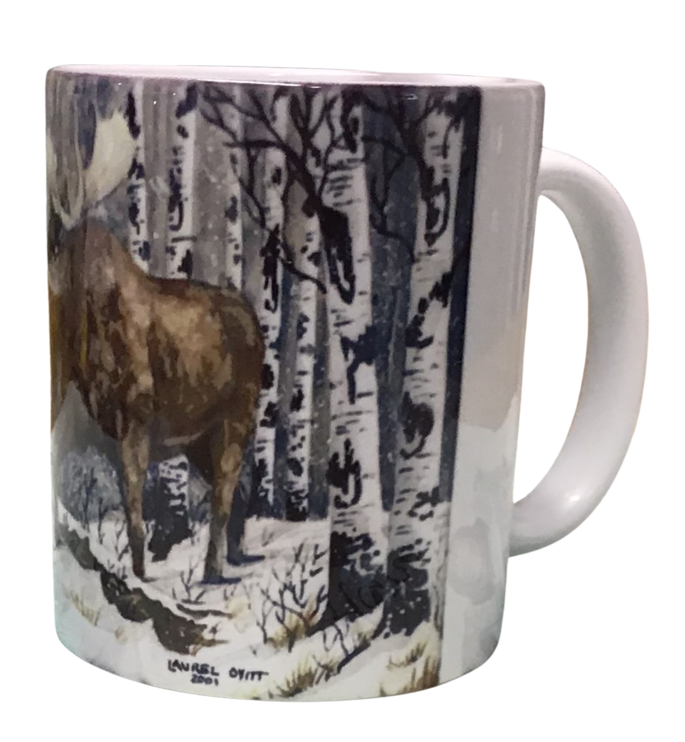 Moose Trails - Montana Artist - Laurel ovitt 11oz Mug