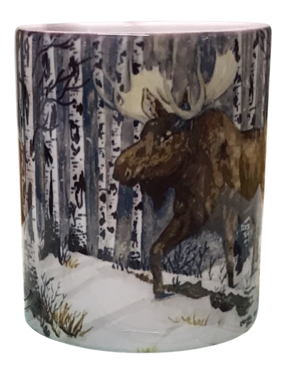 Moose Trails - MT Artist Laurel Ovitt - 11 oz - 15 oz Mug