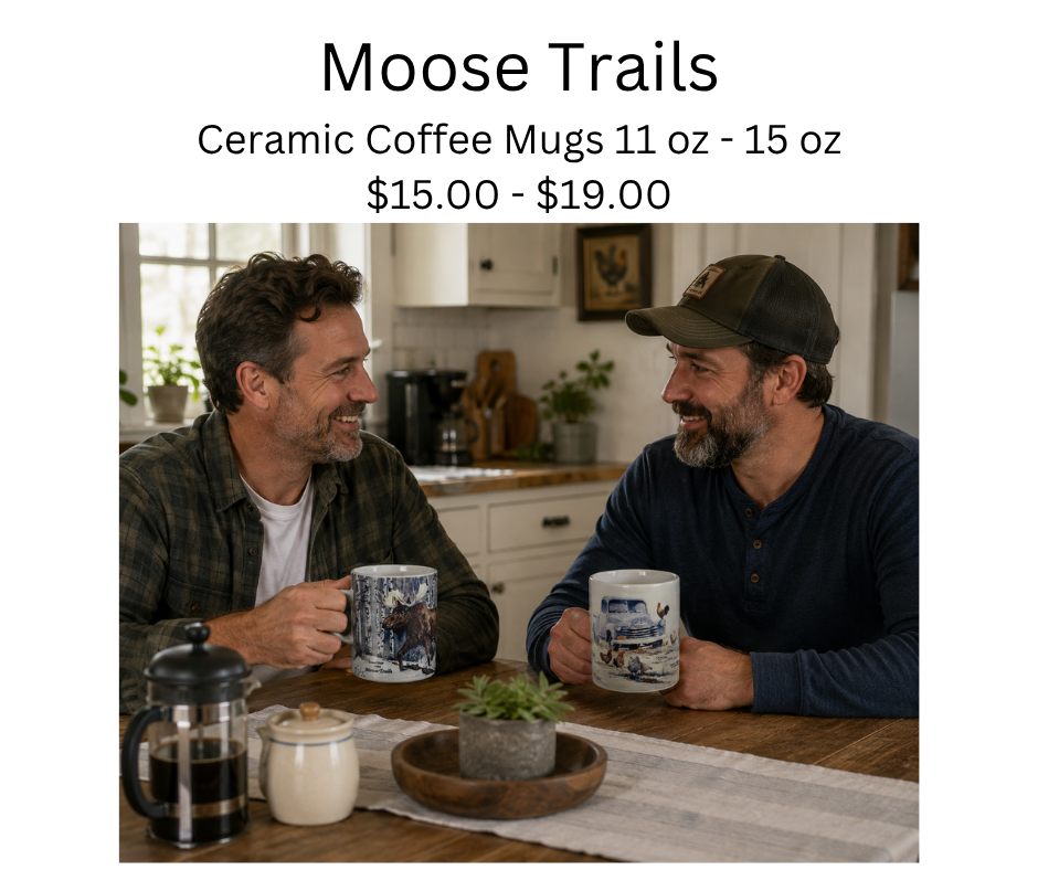 Moose Trails - MT Artist Laurel Ovitt - 11 oz - 15 oz Mug