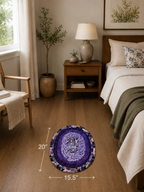 Purple shades - Handmade Rug