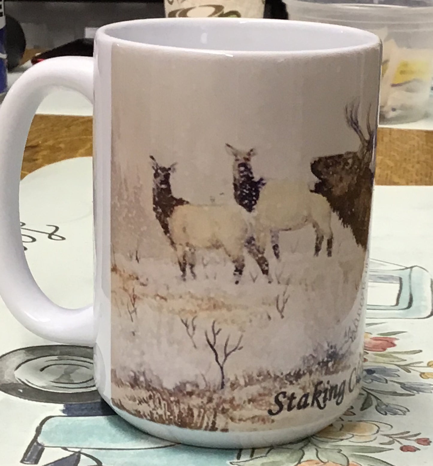 Staking Claim - Montana Artist - Laurel Ovitt - 15oz Mug