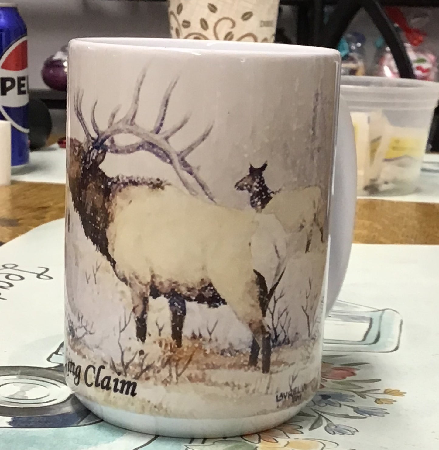 Staking Claim - Montana Artist - Laurel Ovitt - 15oz Mug