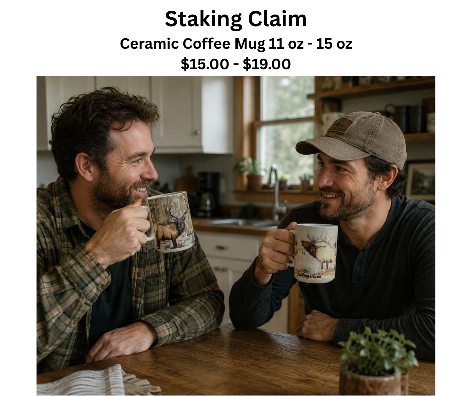 Staking Claim - Montana Artist - Laurel Ovitt -11 oz -  15 oz Mug