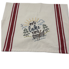 Embroidered Towels - Set of 4