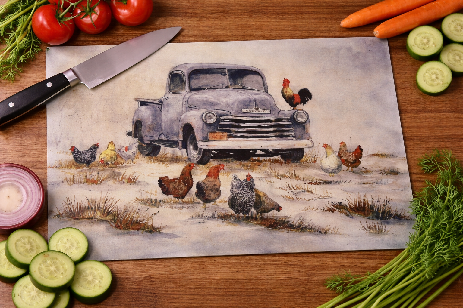 Truck Cutting Board
