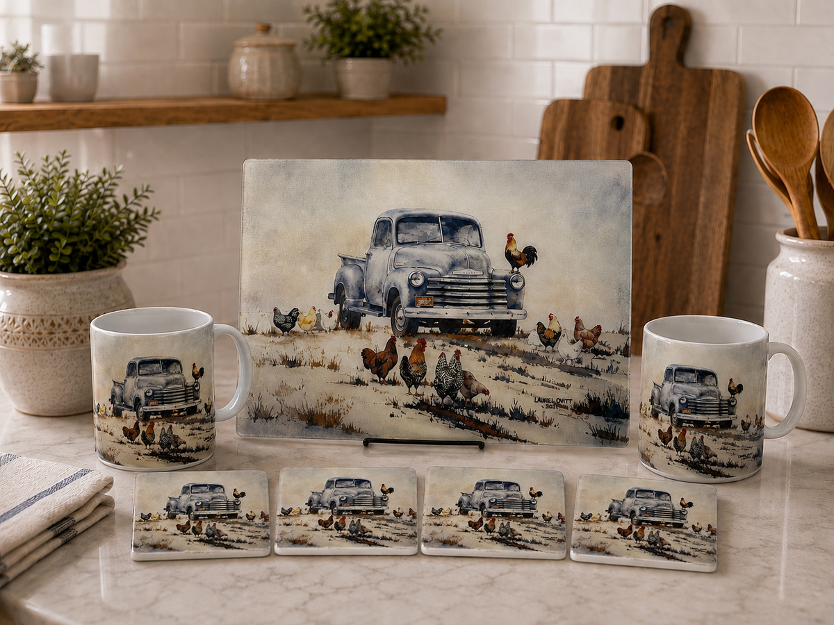 Kitchen Gift Set – Montana Artist Laurel Ovitt