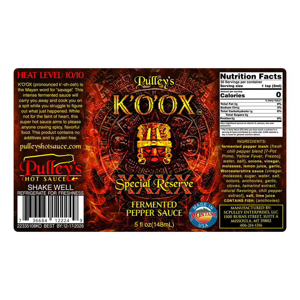 K'O'OX Hot Sauce