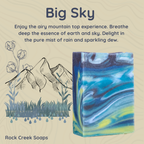 Big Sky Bar Soap | Fresh Air, Cotton & Earth