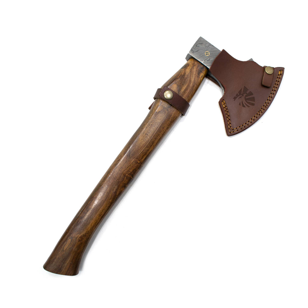 Damascus Steel all around camping knife AX- 0 0 1