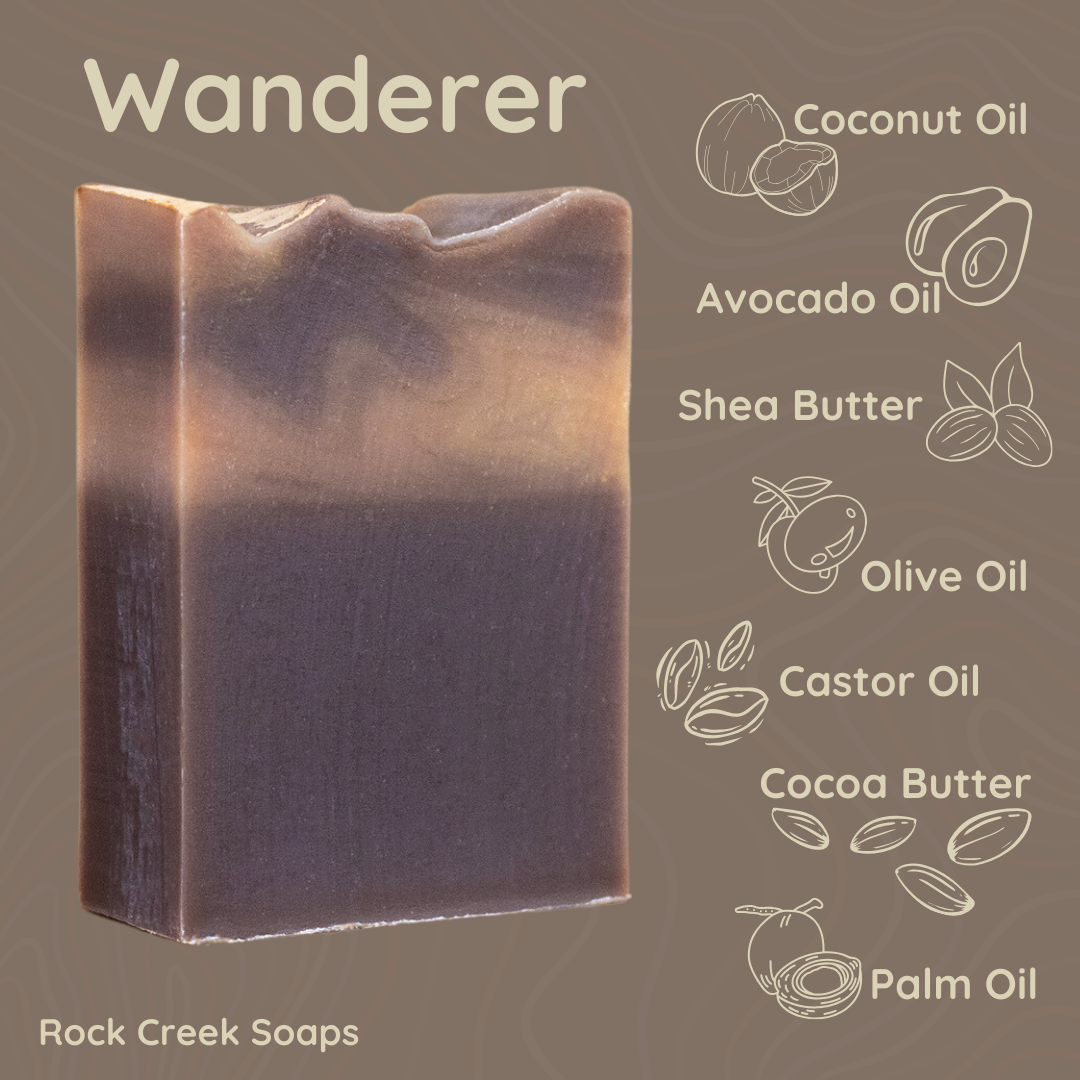 Wanderer Bar Soap | Amber, Vanilla & Lavender