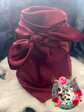 Dark Red Wild Rag 35 x 35