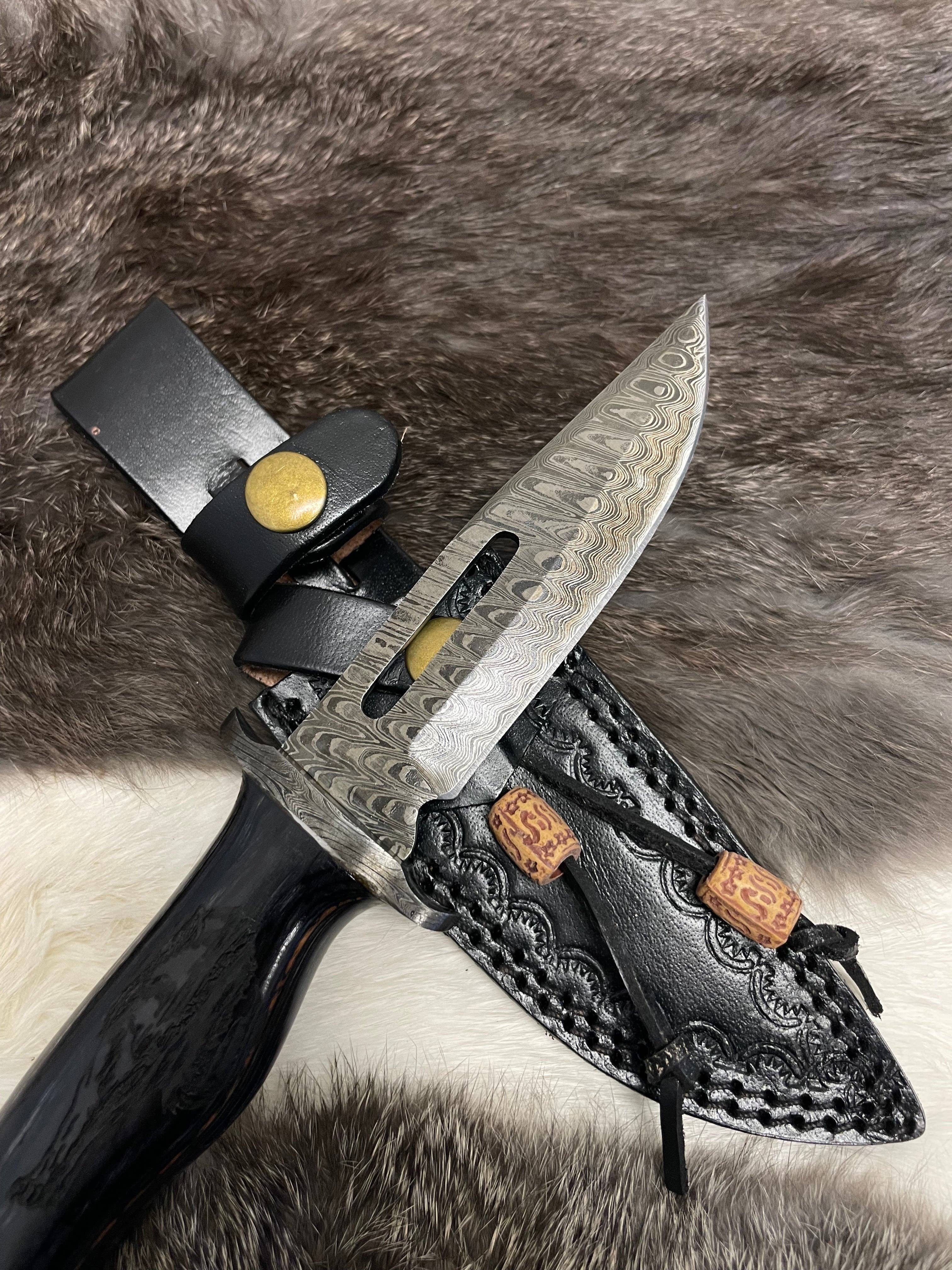 Damascus Knife TK-098 -Lunar Guardian   (Compact)
