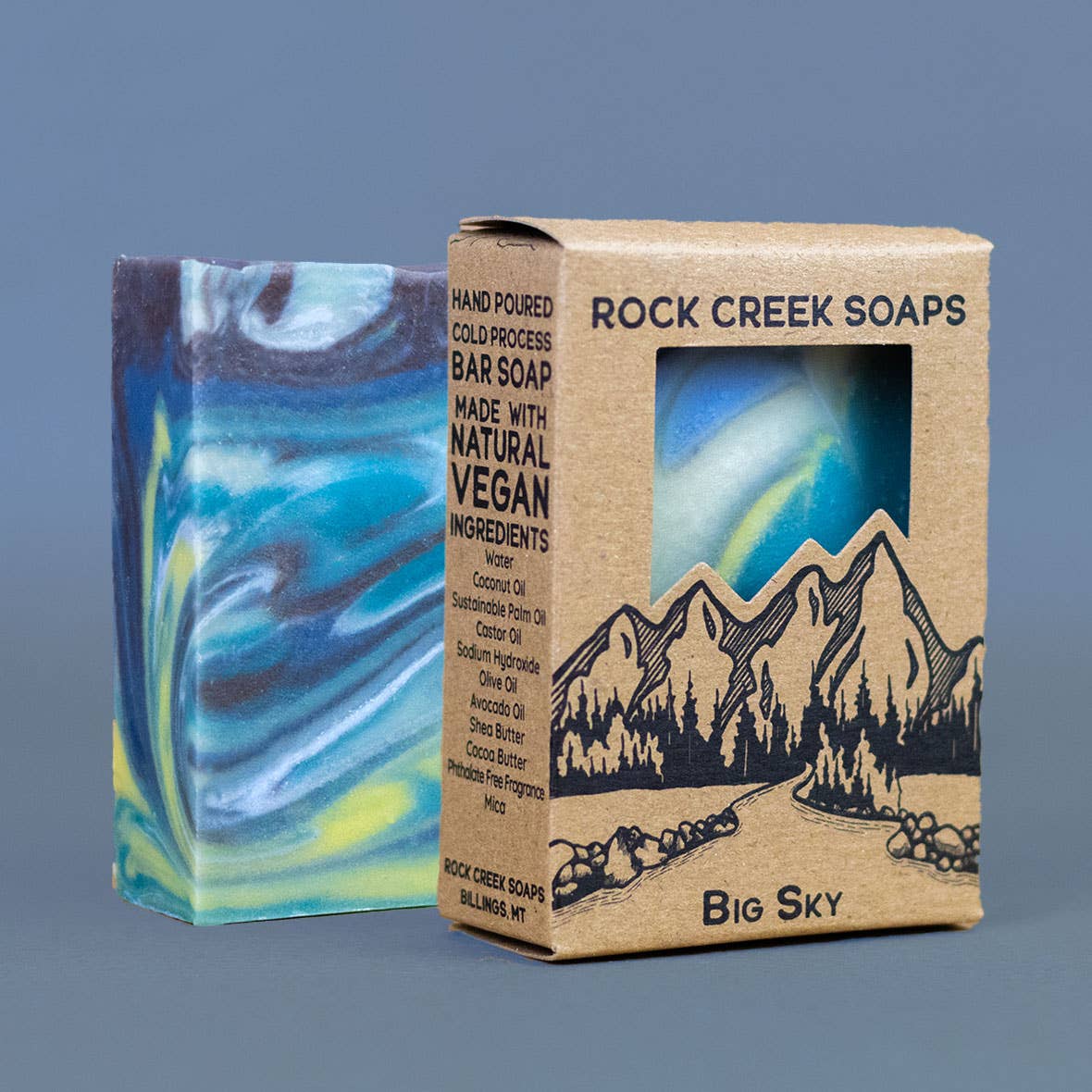 Big Sky Bar Soap | Fresh Air, Cotton & Earth