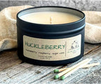 Huckleberry -Black Matte Candle Tin: