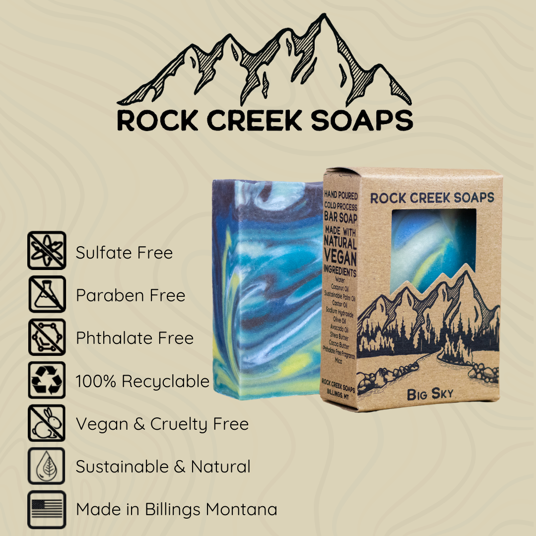 Big Sky Bar Soap | Fresh Air, Cotton & Earth