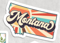 Montana Stickers: Design - Retro
