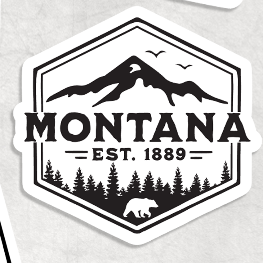 Montana Stickers: Design 1