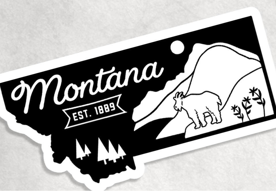 Montana Stickers: Design 2