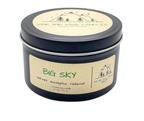 Big Sky -  Black Matte Candle Tin: