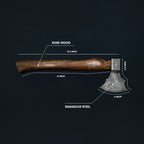 Damascus Steel all around camping knife AX- 0 0 1