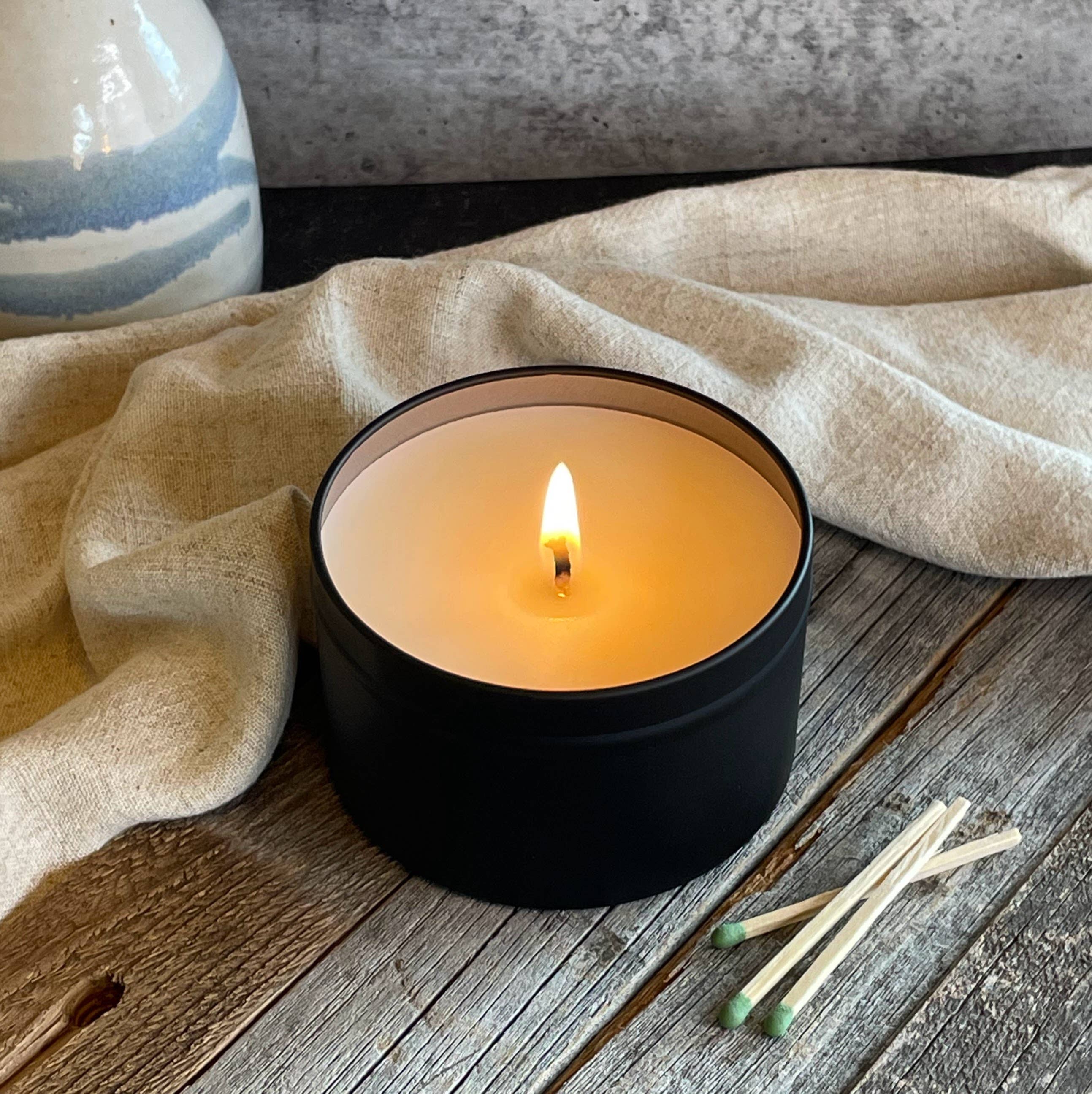 Backroad - Black Matte Candle Tin: