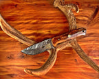Damascus Steel all around camping knife