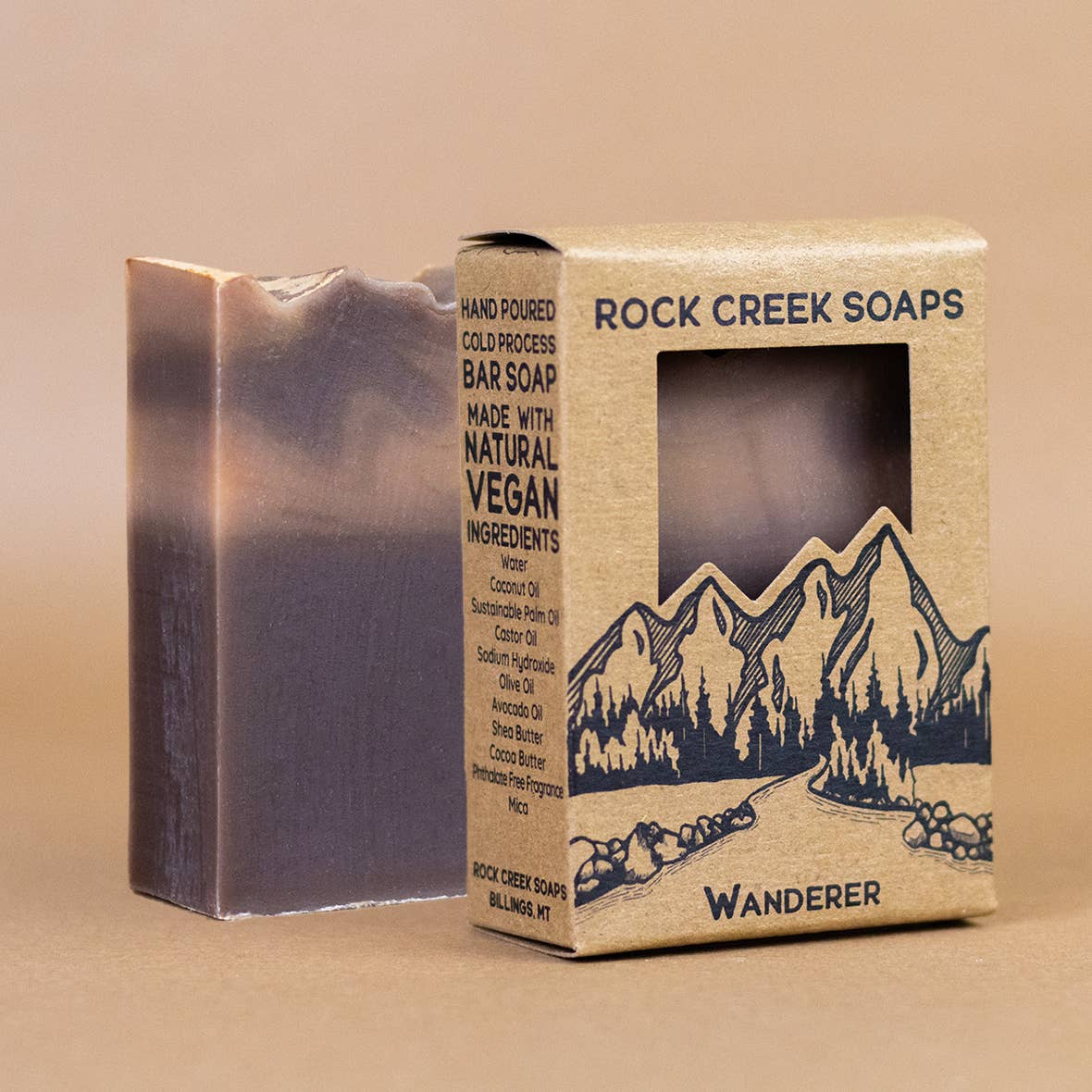 Wanderer Bar Soap | Amber, Vanilla & Lavender