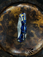 Damascus Pocket Knife TF-062 Titan Celestial